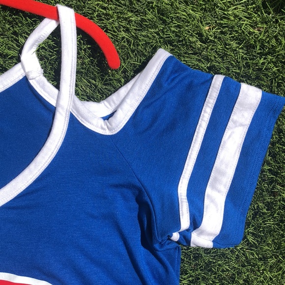 Cubs cold shoulder tee shirt by Express One Eleven - Picture 3 of 4